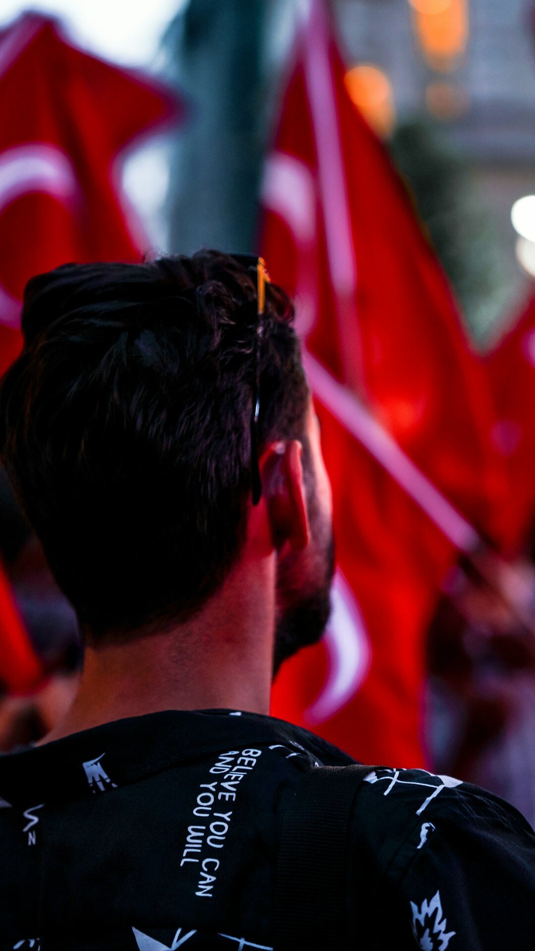 Turkish male broadcast conflict trainer portrait